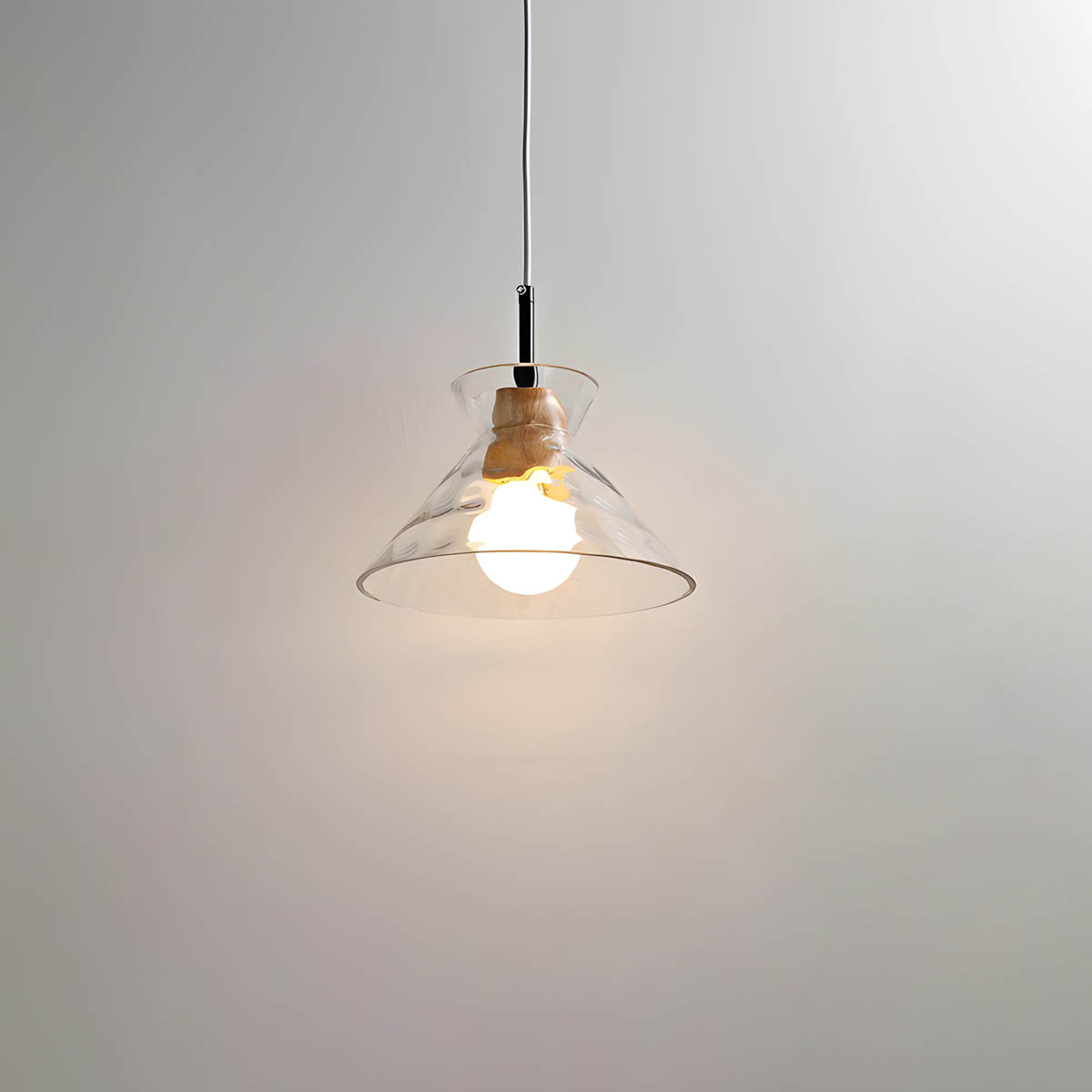 LuxeGlow Chique Glazen Kroonluchter - Modern Elegante Glazen Plafondlamp