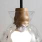 LuxeGlow Chique Glazen Kroonluchter - Modern Elegante Glazen Plafondlamp