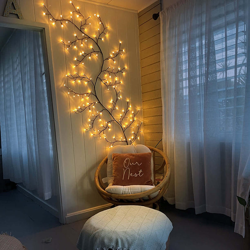 Glitterboom Verlichting - Glitterende Decoratieve Boom voor een Magische Sfeer