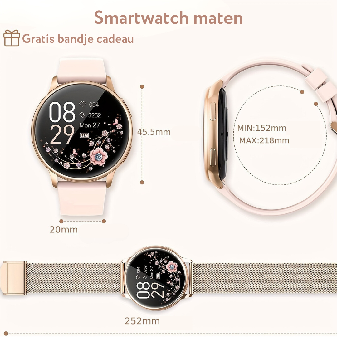 TechStyle Smartwatch - Trendy Design en Geavanceerde Functionaliteit