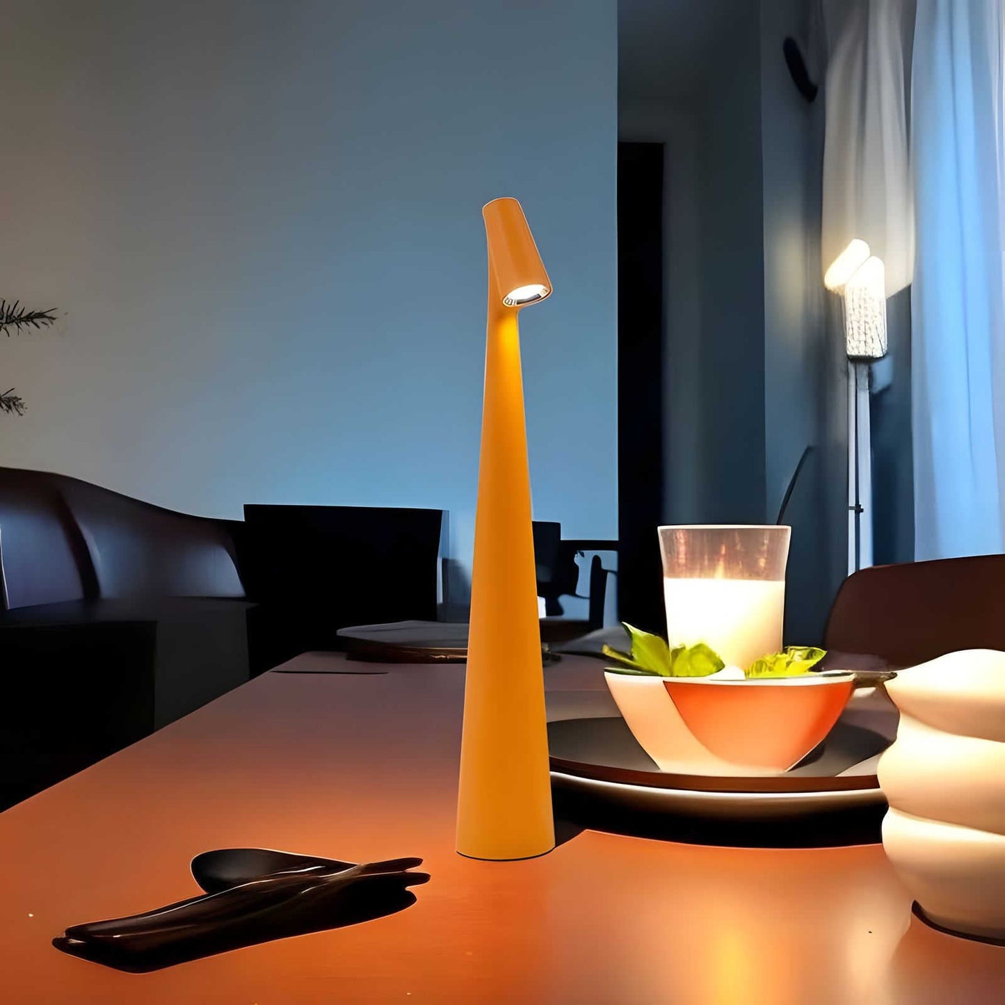 LunaSlim – Elegante Draadloze Tafellamp met Verstelbare Verlichting