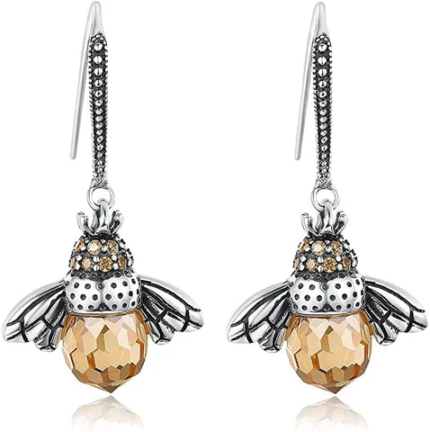 Koningin Bijen Oorhangers - Elegant en Uniek Accessoire