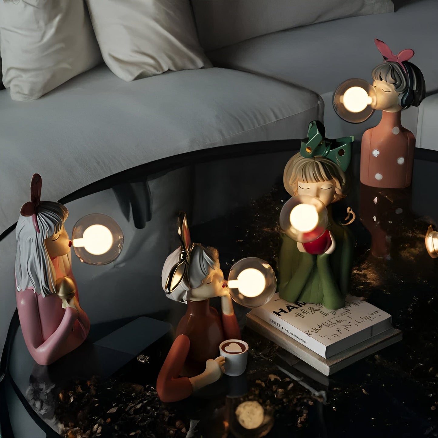 BubbleGlam Luxe Verlichting – Sfeermaker met Elegante Bubbelontwerp
