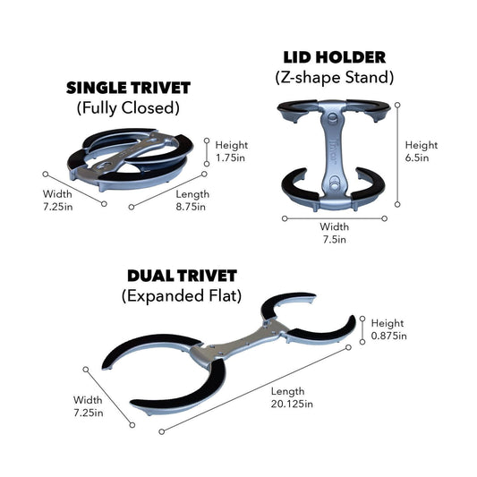 LidGrip Ease – Stijlvolle Multifunctionele Dekselhouder en Onderzetter