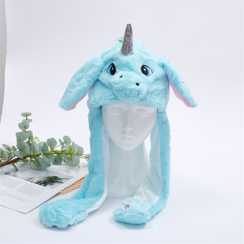 BunnyBounce Hat – Schattige Muts met Beweegbare Oortjes