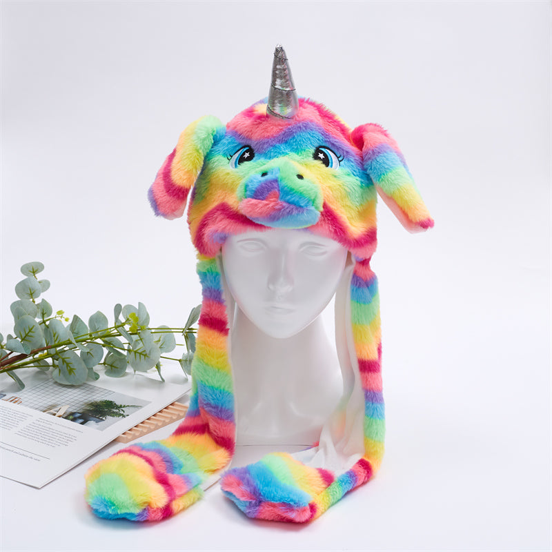 BunnyBounce Hat – Schattige Muts met Beweegbare Oortjes