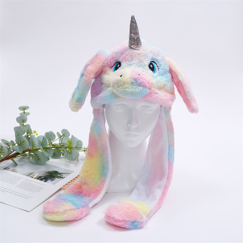 BunnyBounce Hat – Schattige Muts met Beweegbare Oortjes