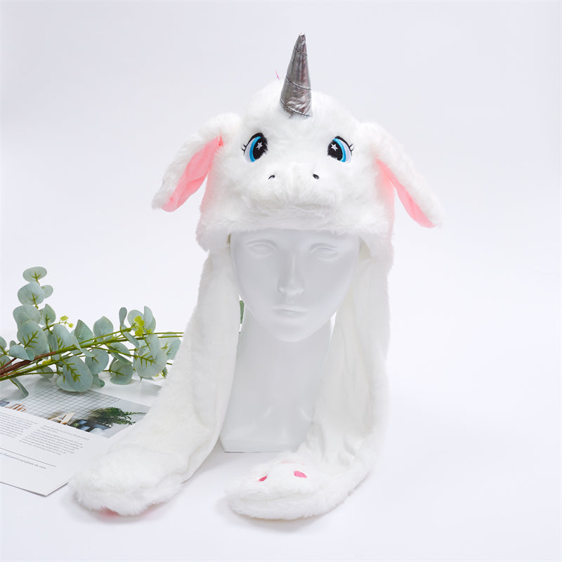 BunnyBounce Hat – Schattige Muts met Beweegbare Oortjes