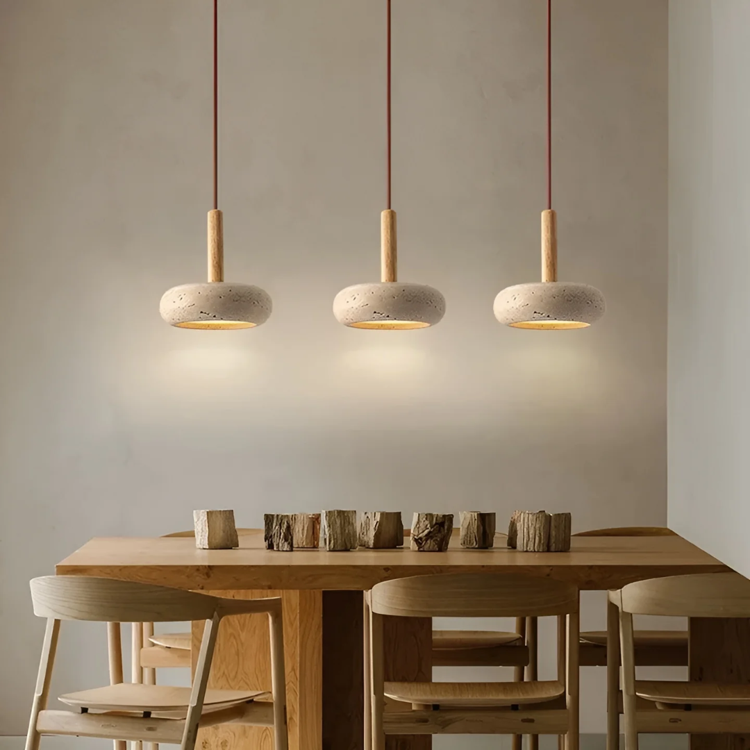 TranquilHalo - Retro LED Plafondlamp in Japans Design