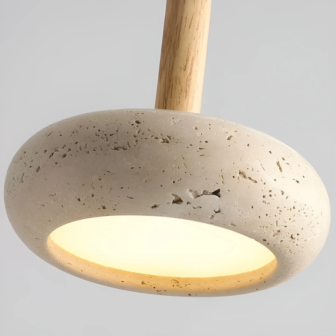 TranquilHalo - Retro LED Plafondlamp in Japans Design