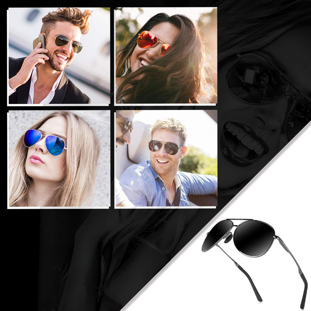 JoeyGlare - Premium Gepolariseerde Zonnebril Aviator