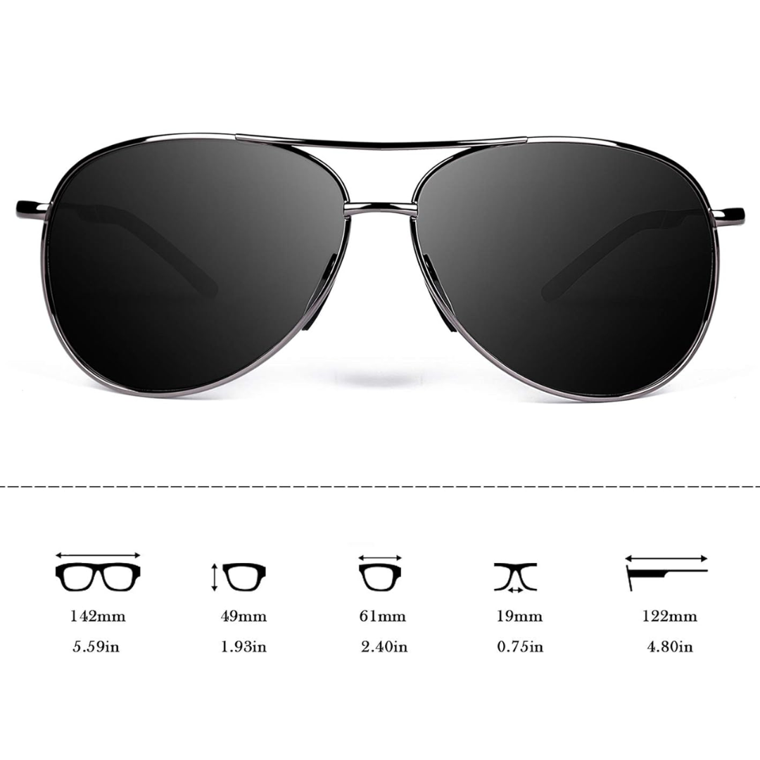 Joey – Luxe Gepolariseerde Aviator Zonnebril