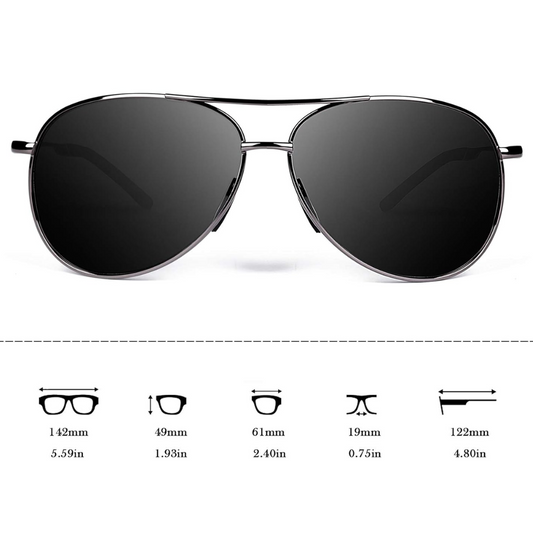 JoeyGlare - Premium Gepolariseerde Zonnebril Aviator