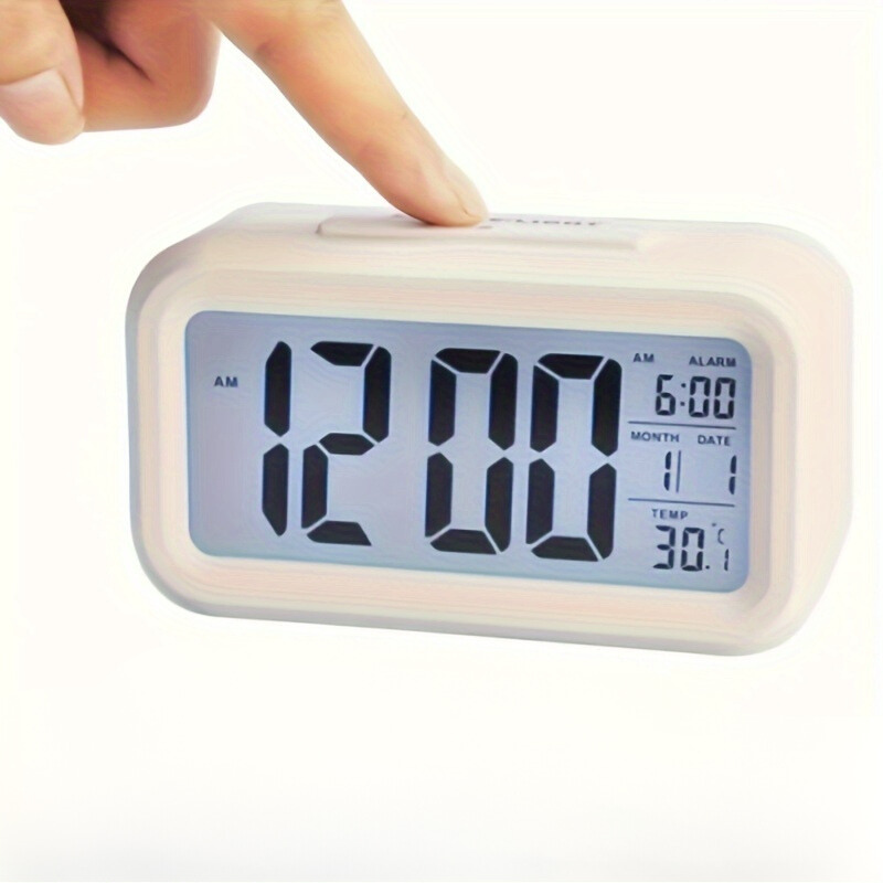 SmartGlow Clock - Stijlvolle Digitale Wekker met Nachtlamp