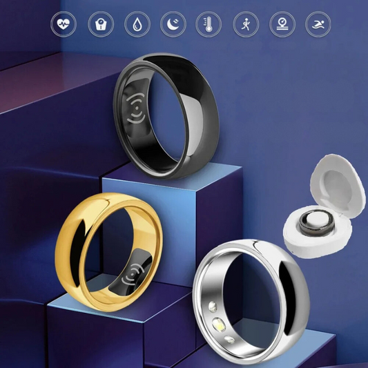 VitalityRing - Stijlvolle Slimme Gezondheidsmonitor Ring