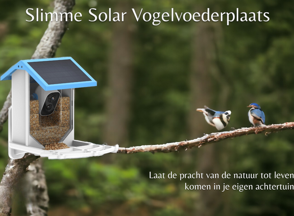Draadloze Solar Vogelvoederplaats - Verken de natuur op unieke wijze!