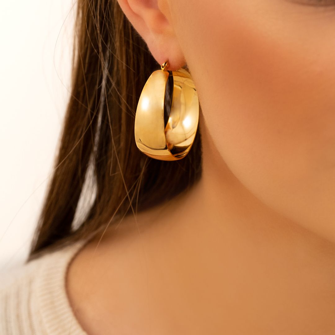 BoldAura Earrings - Grote Statement Oorbellen