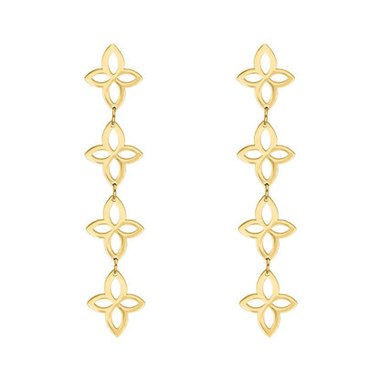 FloralGleam Earrings – Vintage Chic Sieraden