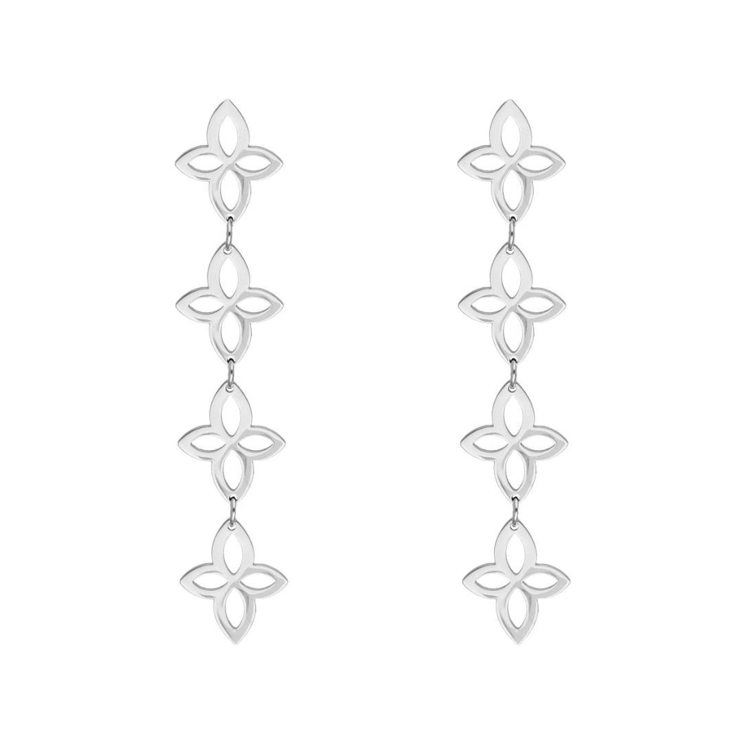 FloralGleam Earrings – Vintage Chic Sieraden
