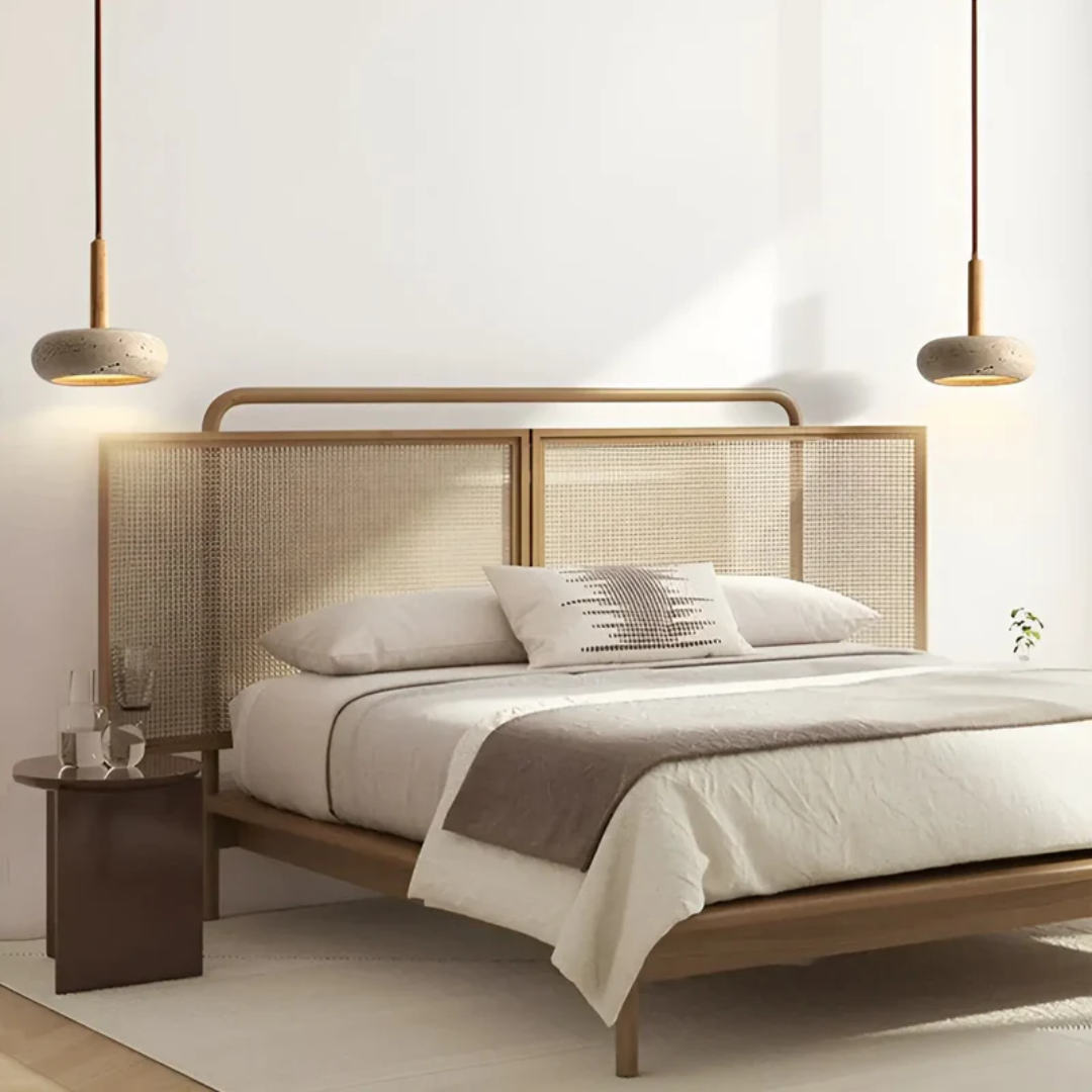 TranquilHalo - Retro LED Plafondlamp in Japans Design