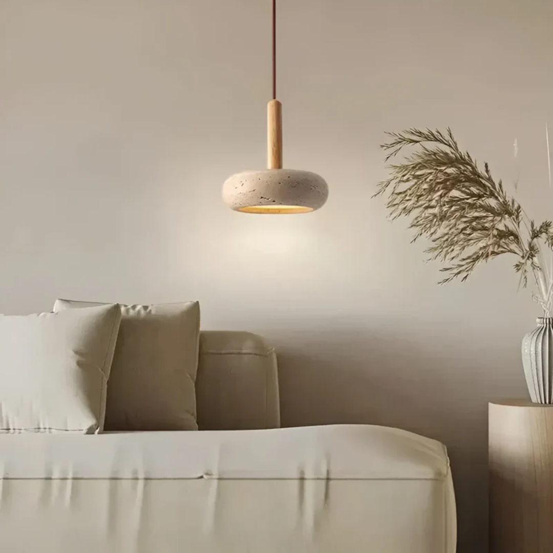 TranquilHalo - Retro LED Plafondlamp in Japans Design