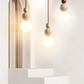 TravertineGlow - Elegante Mahonie Hanglamp voor Thuis