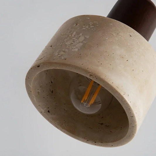 TranquilGlow - Elegante Wabi-Sabi Plafondlamp