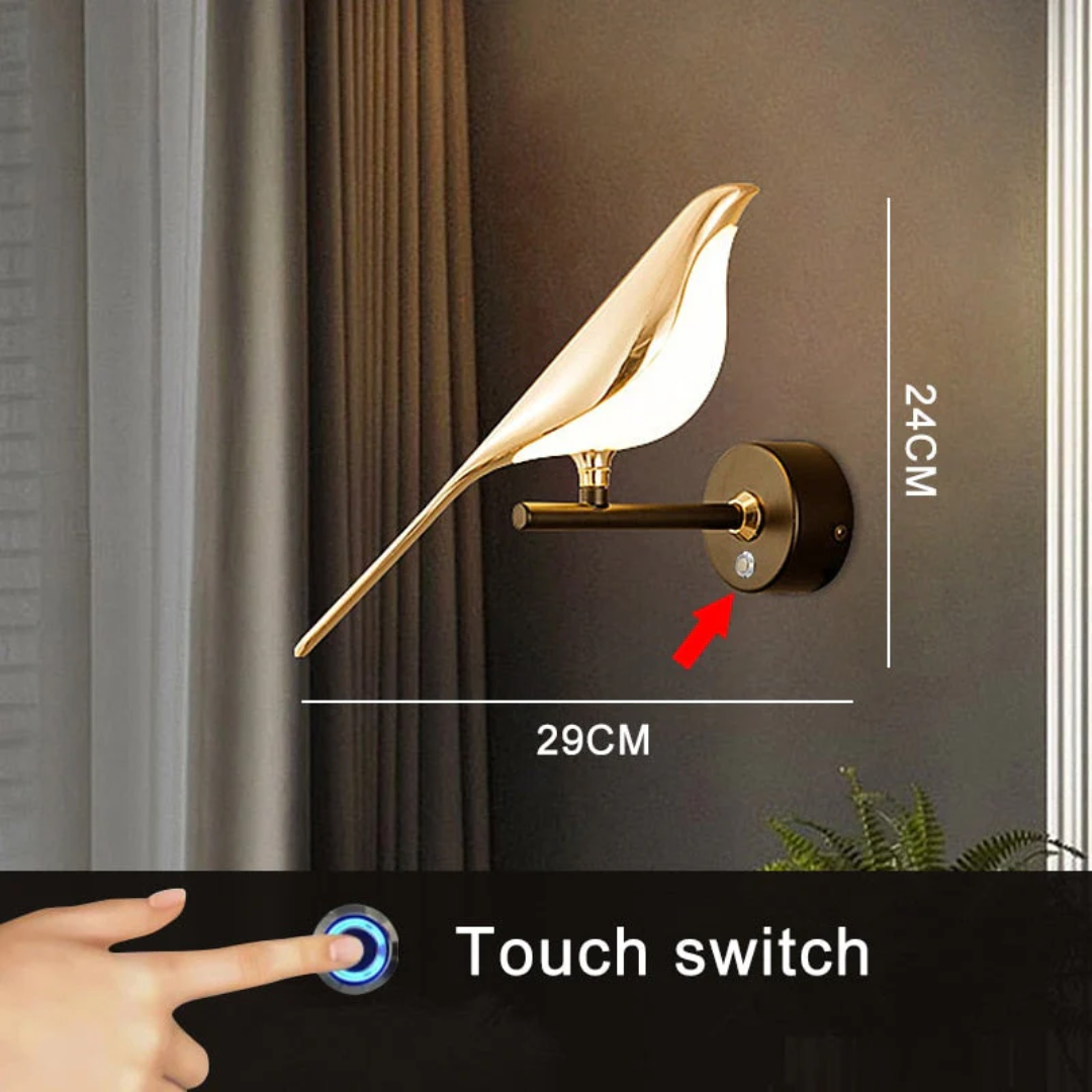LuminaBird - Moderne Roterende LED Wandlamp