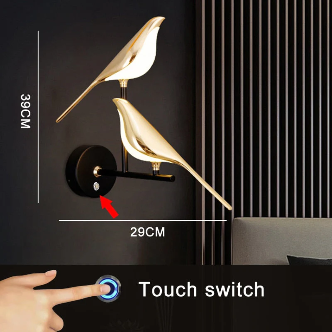 LuminaBird - Moderne Roterende LED Wandlamp