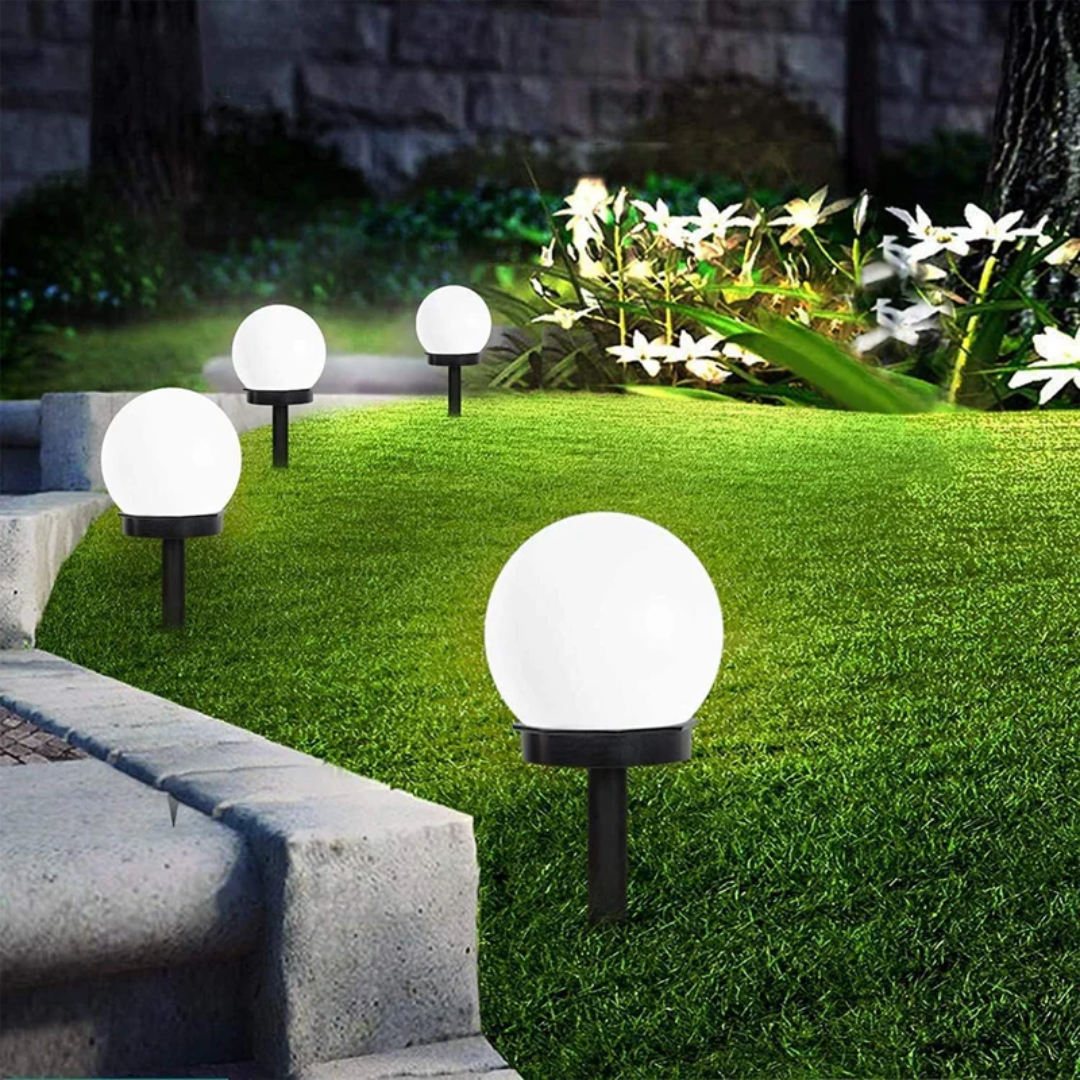 SunLuxe Orbs – Set van 3 Waterdichte Tuin LED Lichten