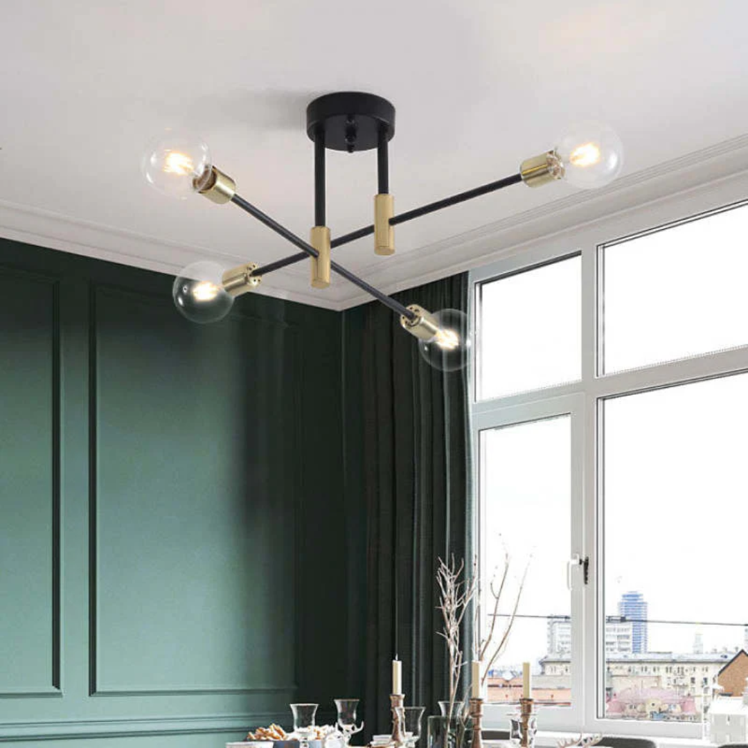 Lumière Royale – Luxe LED Plafondlamp voor Woonkamer