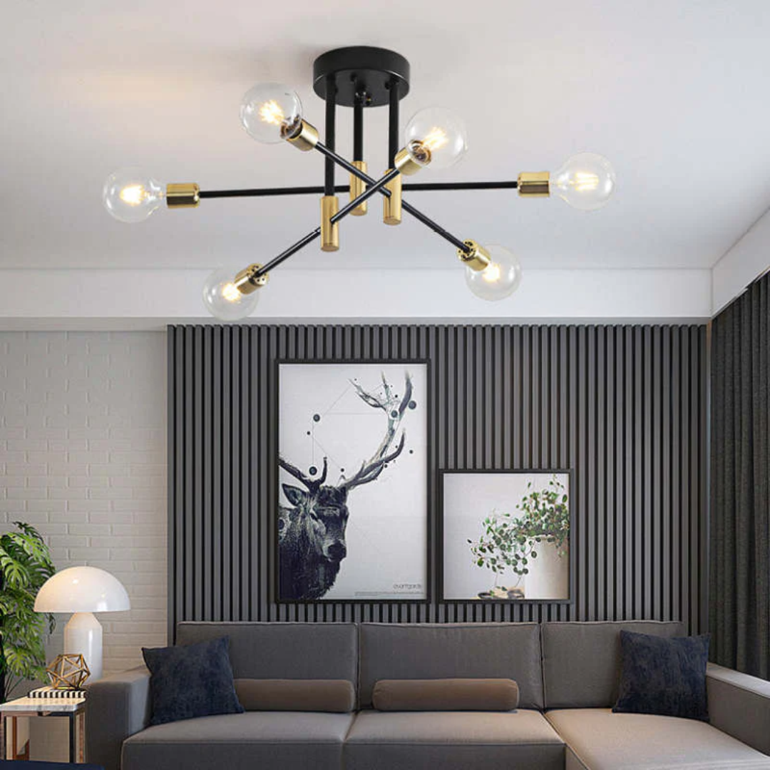 Lumière Royale – Luxe LED Plafondlamp voor Woonkamer