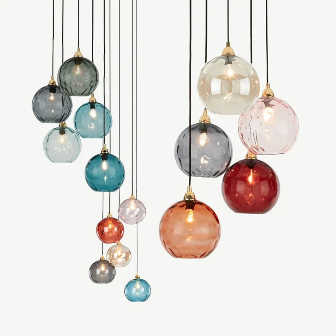 ClusterGlow - Elegante 3-Lamp Hanglamp voor Sfeerverlichting