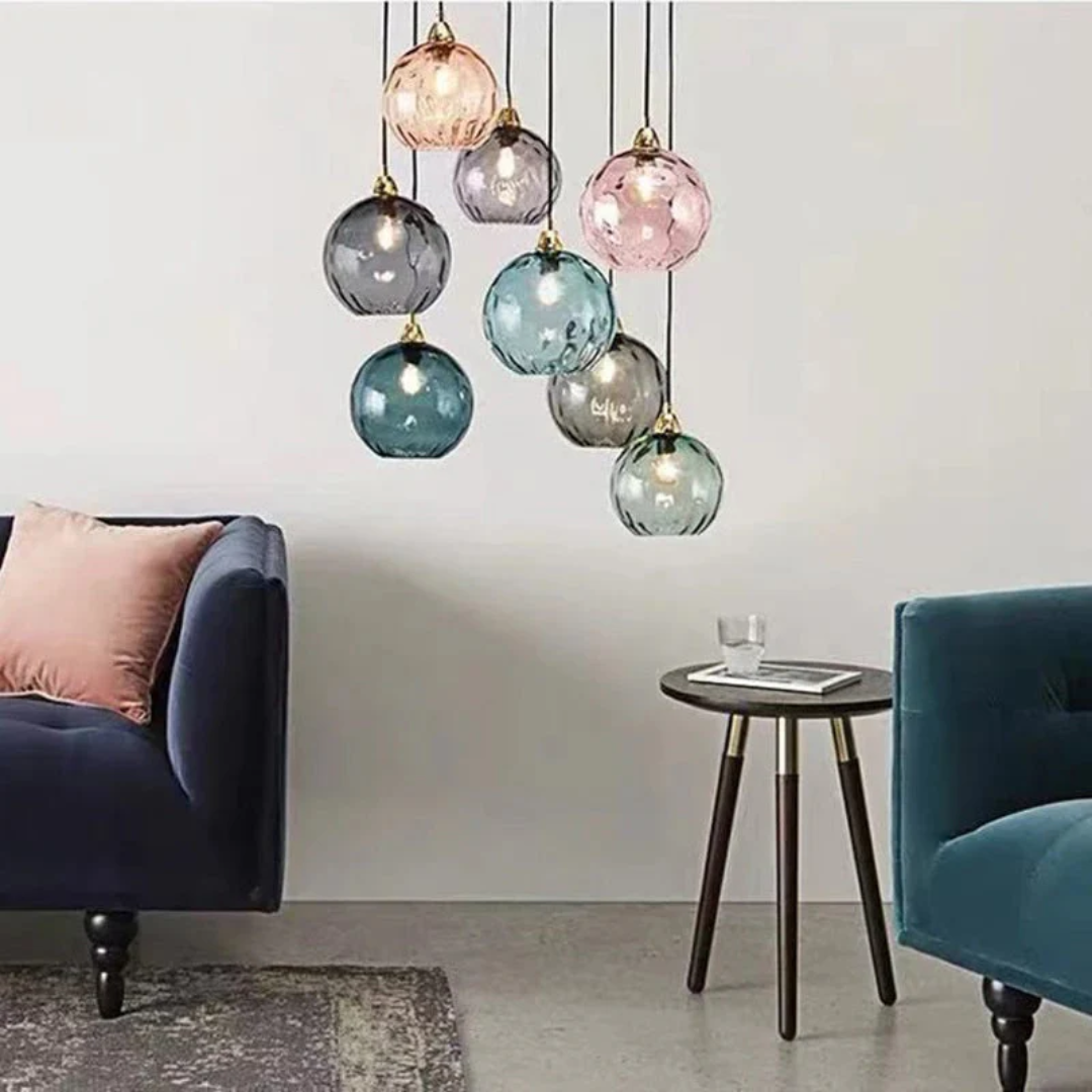 ClusterGlow - Elegante 3-Lamp Hanglamp voor Sfeerverlichting