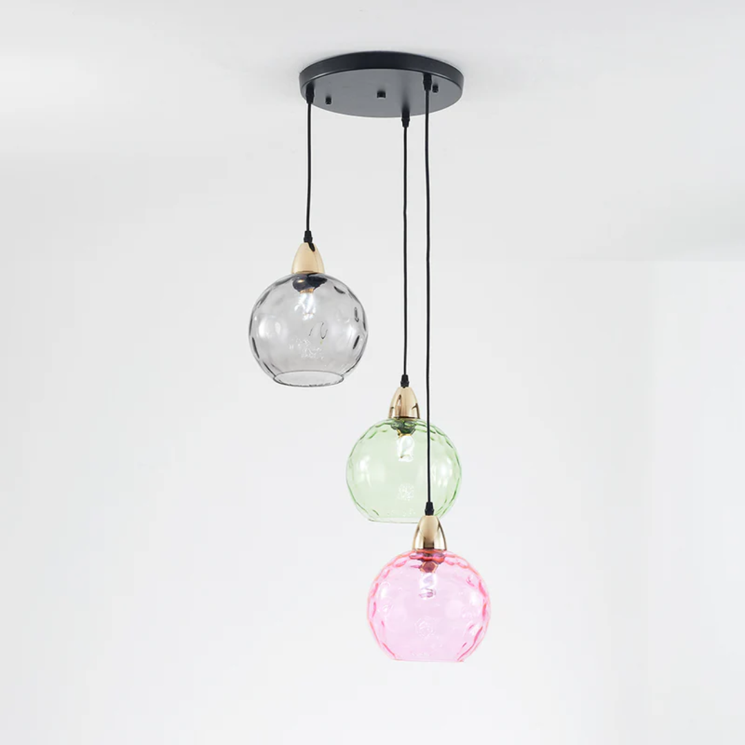 ClusterGlow - Elegante 3-Lamp Hanglamp voor Sfeerverlichting