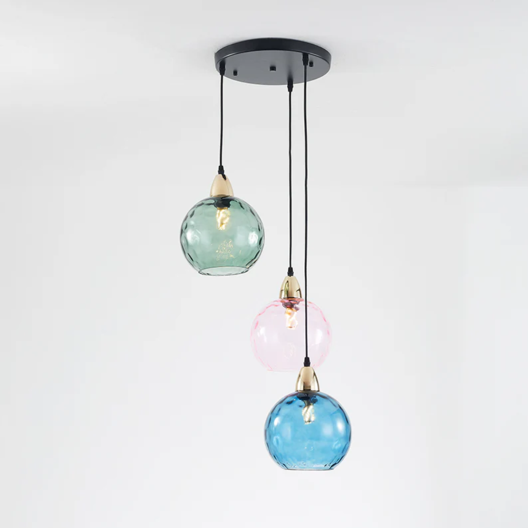 ClusterGlow - Elegante 3-Lamp Hanglamp voor Sfeerverlichting