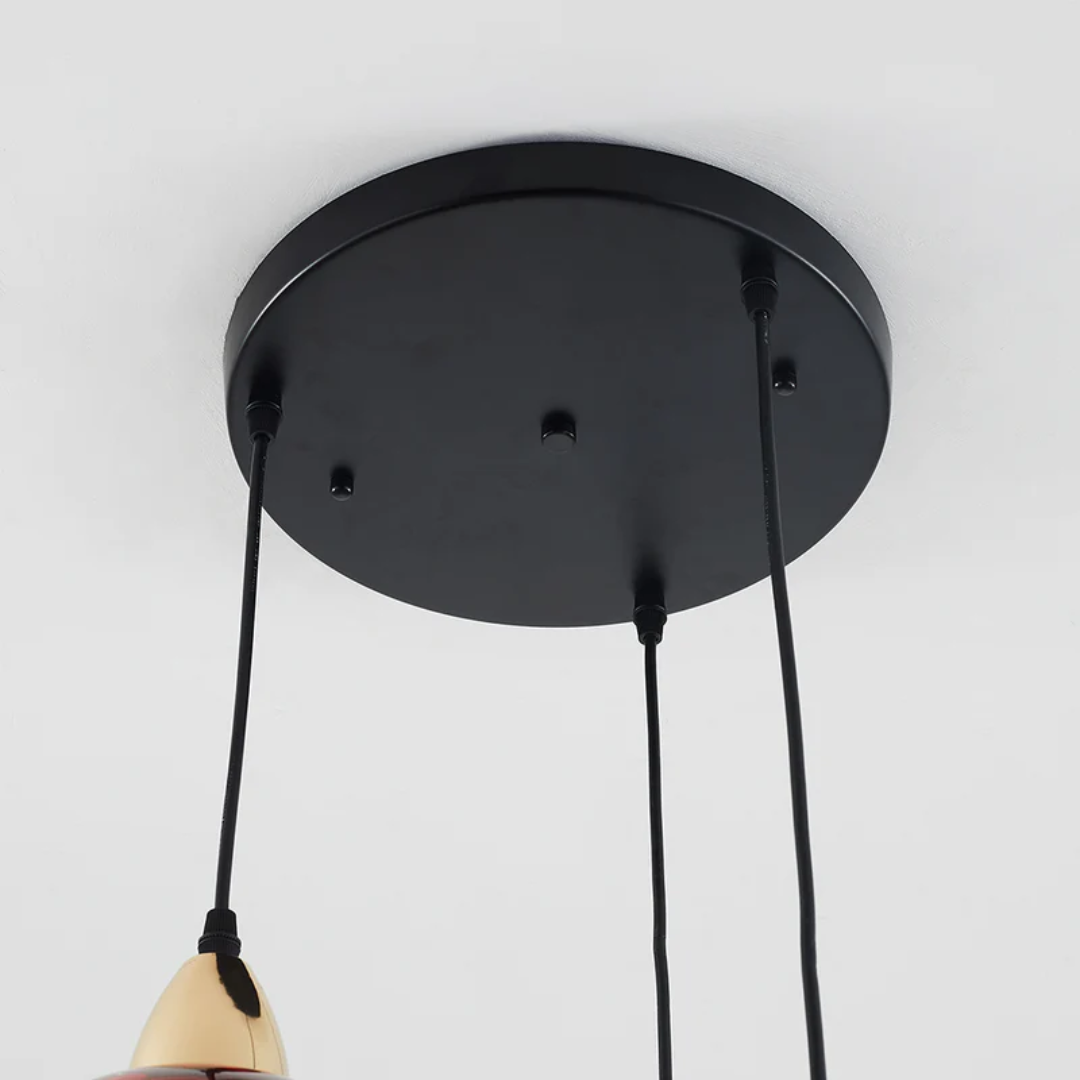 ClusterGlow - Elegante 3-Lamp Hanglamp voor Sfeerverlichting