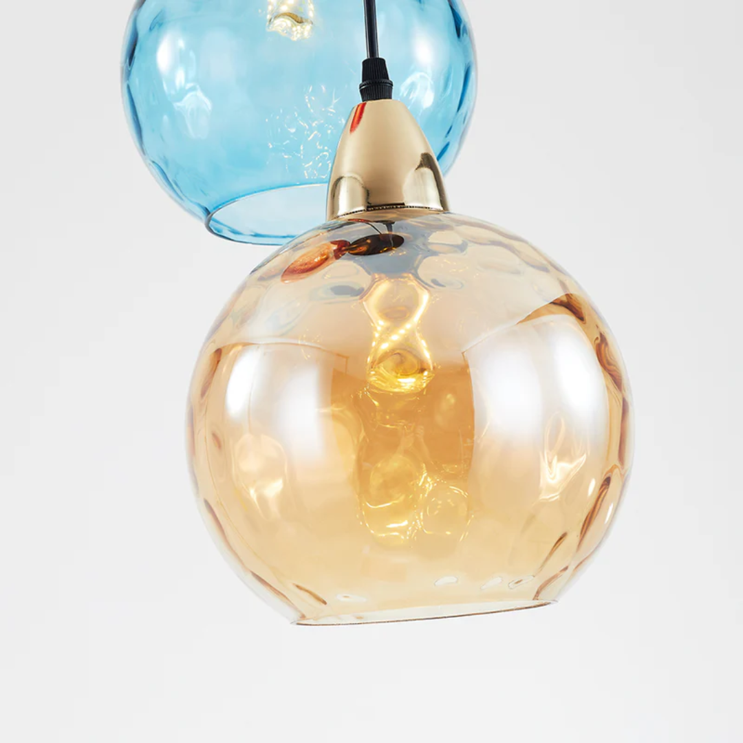 ClusterGlow - Elegante 3-Lamp Hanglamp voor Sfeerverlichting