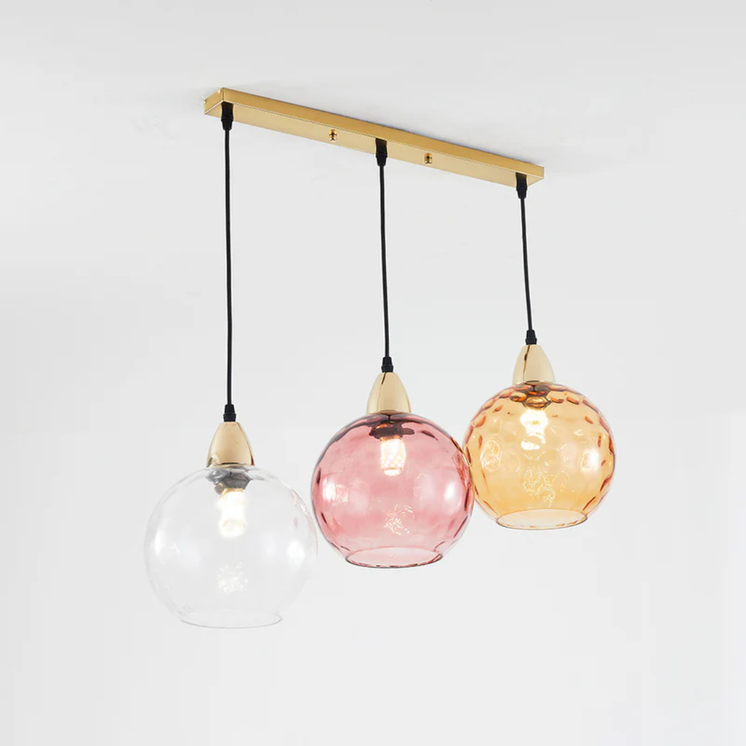 ClusterGlow - Elegante 3-Lamp Hanglamp voor Sfeerverlichting