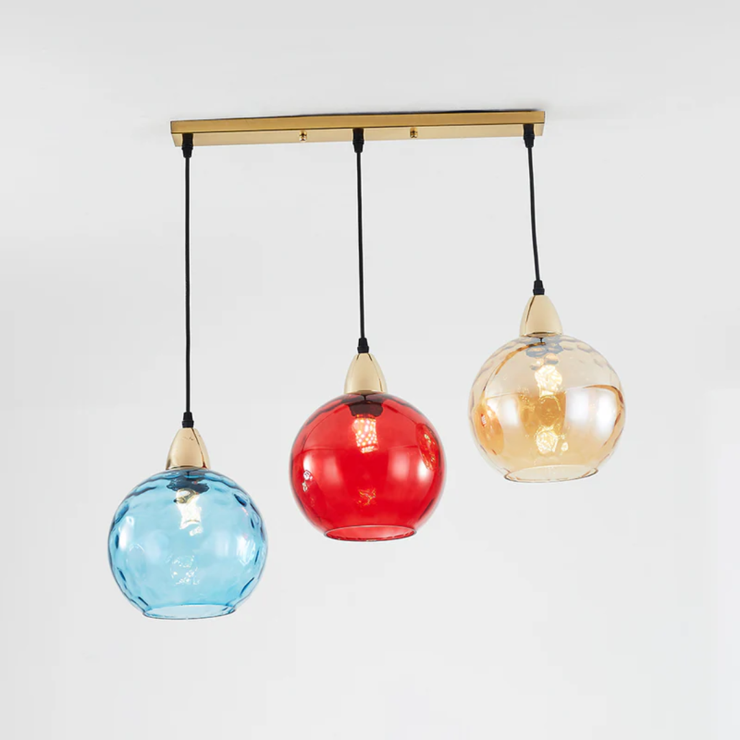 ClusterGlow - Elegante 3-Lamp Hanglamp voor Sfeerverlichting