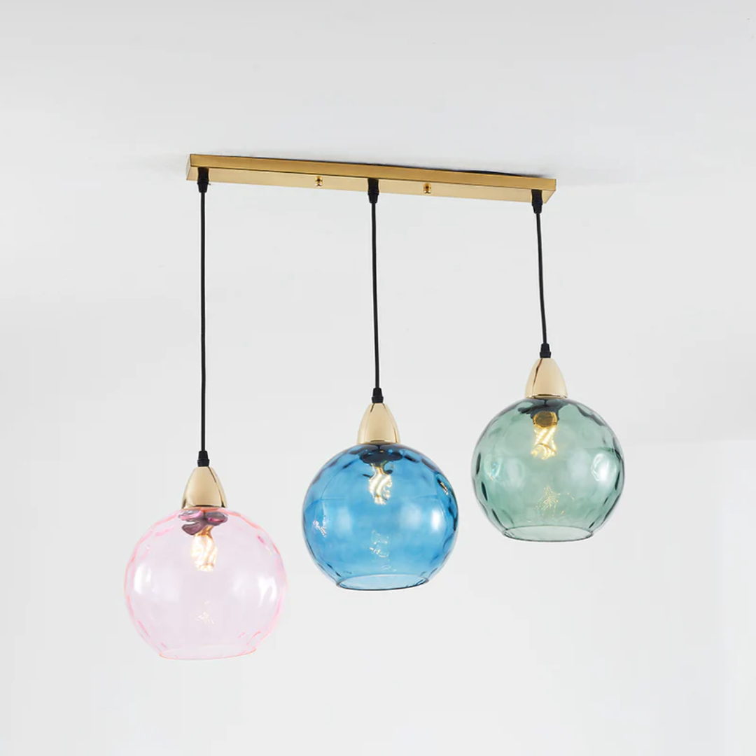 ClusterGlow - Elegante 3-Lamp Hanglamp voor Sfeerverlichting