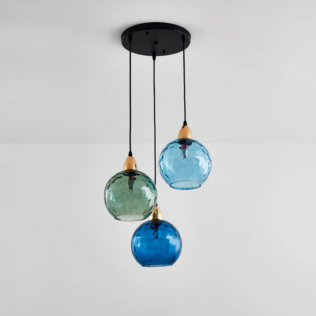 ClusterGlow - Elegante 3-Lamp Hanglamp voor Sfeerverlichting