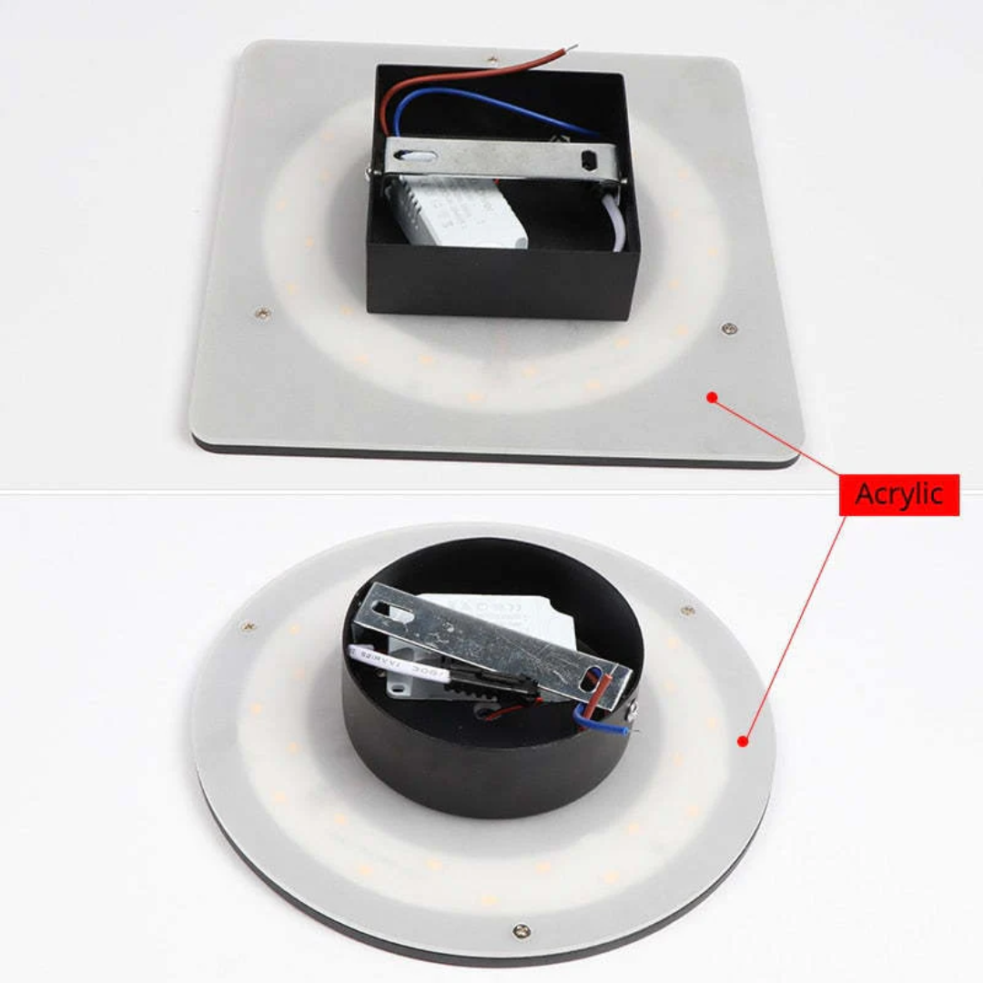 ZenithGlow - Strakke LED Wandlamp voor Modern Interieur