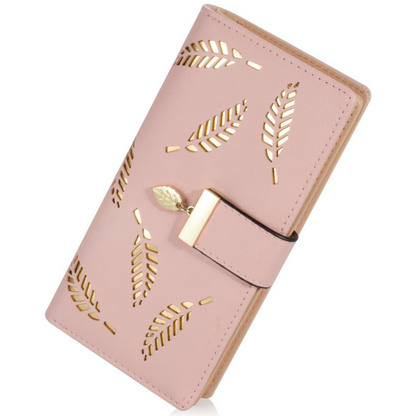 LeatherLeaf – Stijlvolle Leren Portemonnee voor Dames