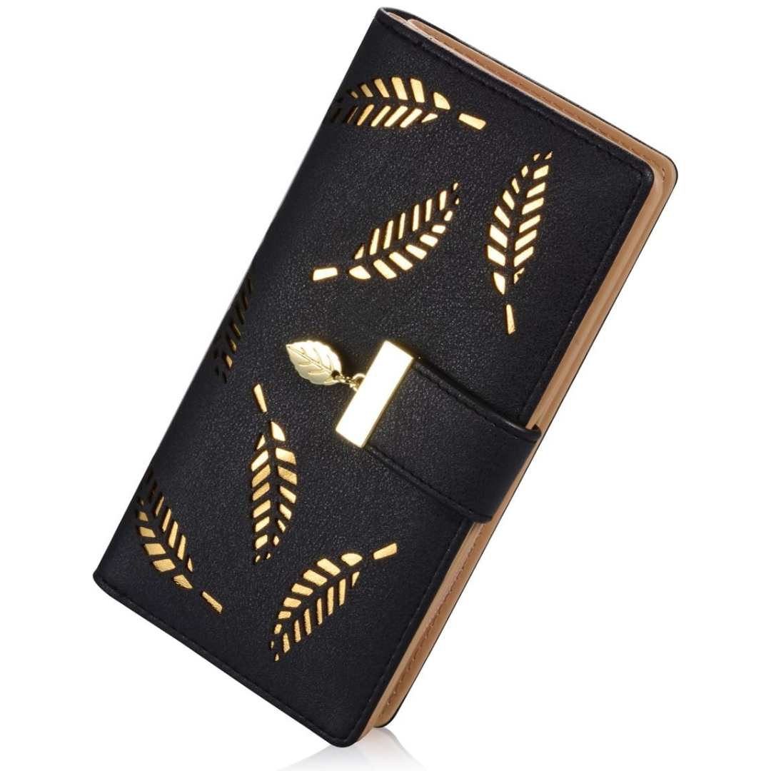 LeatherLeaf – Stijlvolle Leren Portemonnee voor Dames