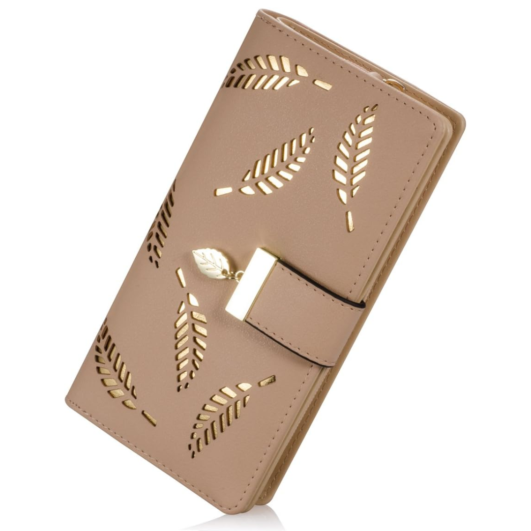 LeatherLeaf – Stijlvolle Leren Portemonnee voor Dames