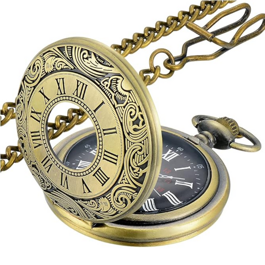 KevinWatch - Klassieke Retro Zakhorloge voor Mannen