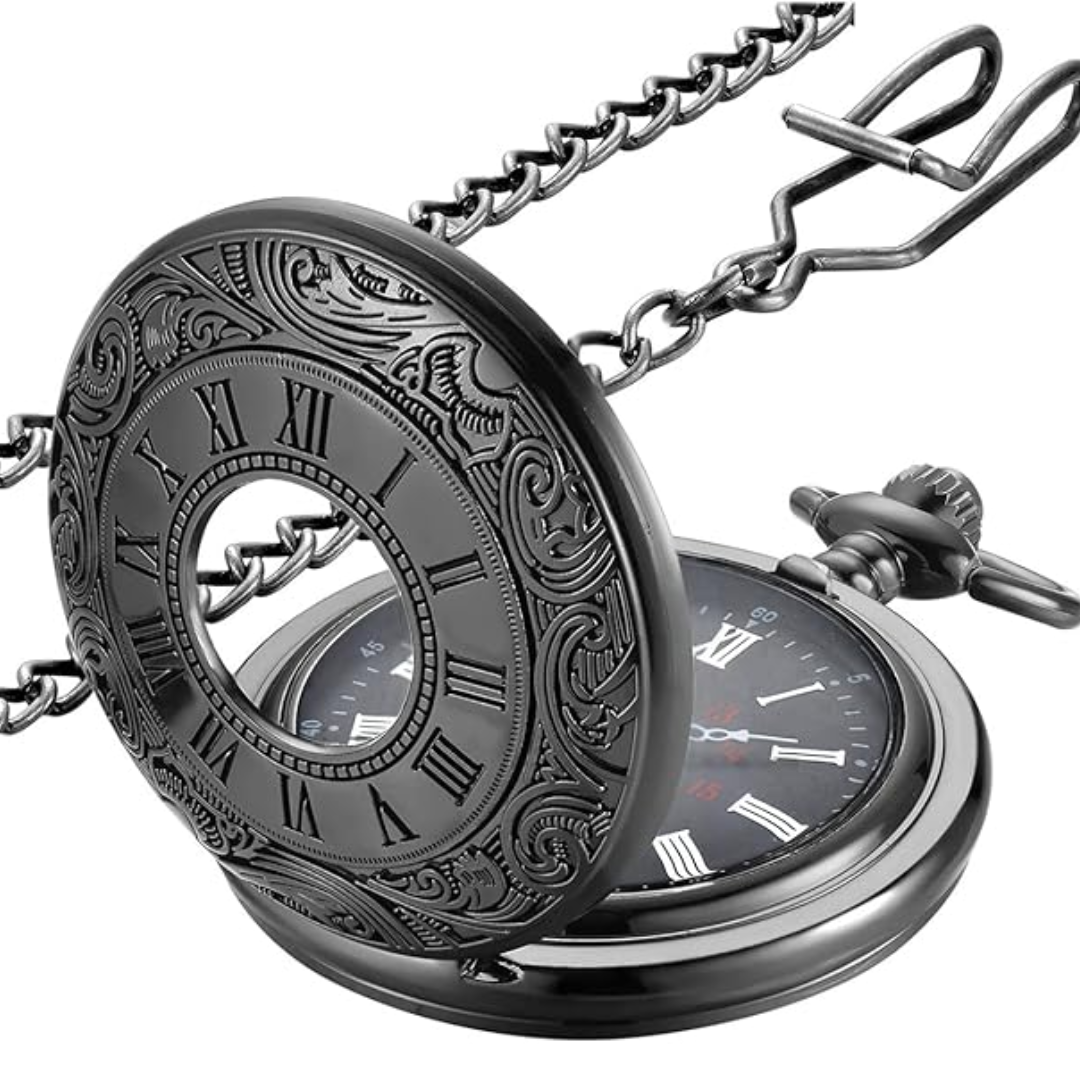 KevinWatch - Klassieke Retro Zakhorloge voor Mannen
