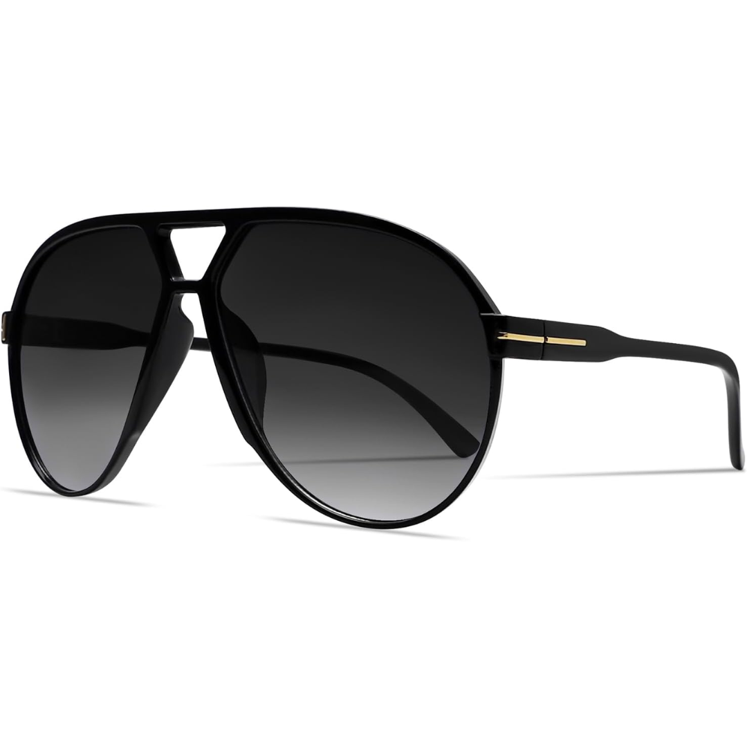 AviatorLux - Retro Oversized Zonnebril voor Stijl