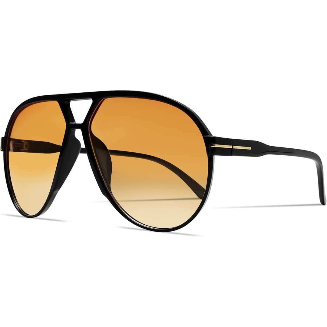 AviatorLux - Retro Oversized Zonnebril voor Stijl